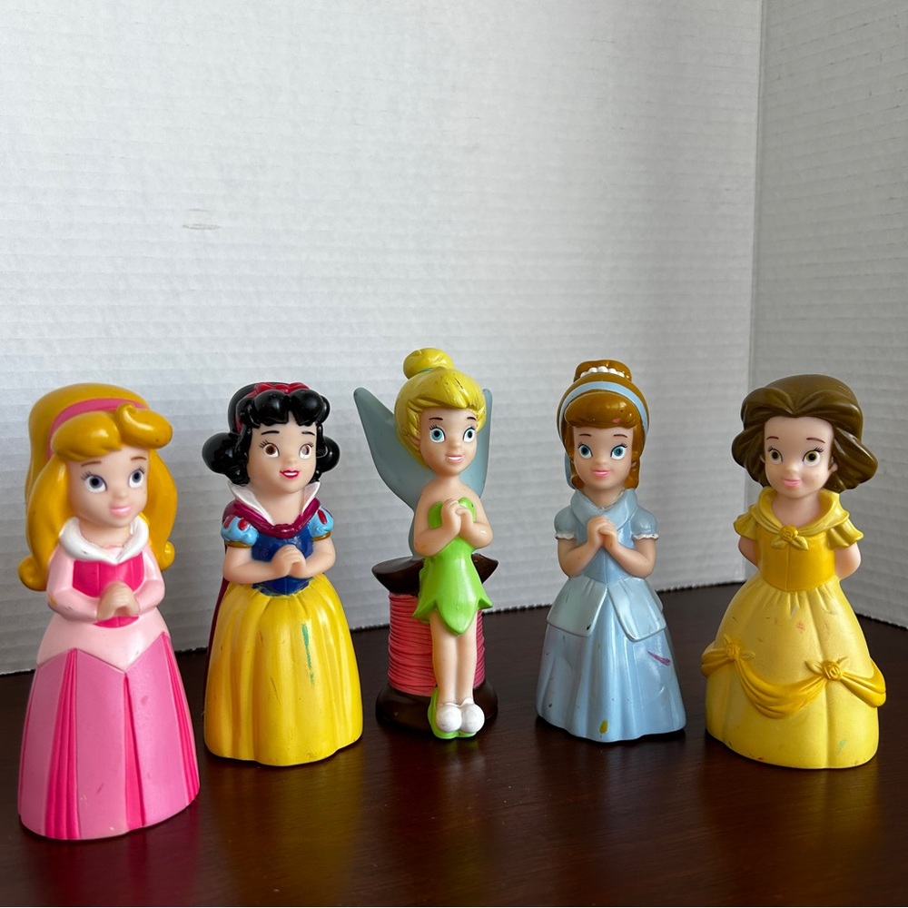 Set of Five Disney Character Bath or Pool Toys